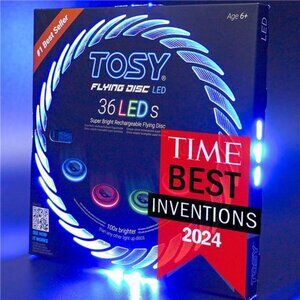 Flying Disc-16 Million Color RGB or 36 or 360 LEDs,Extremely Bright,Rechargeable